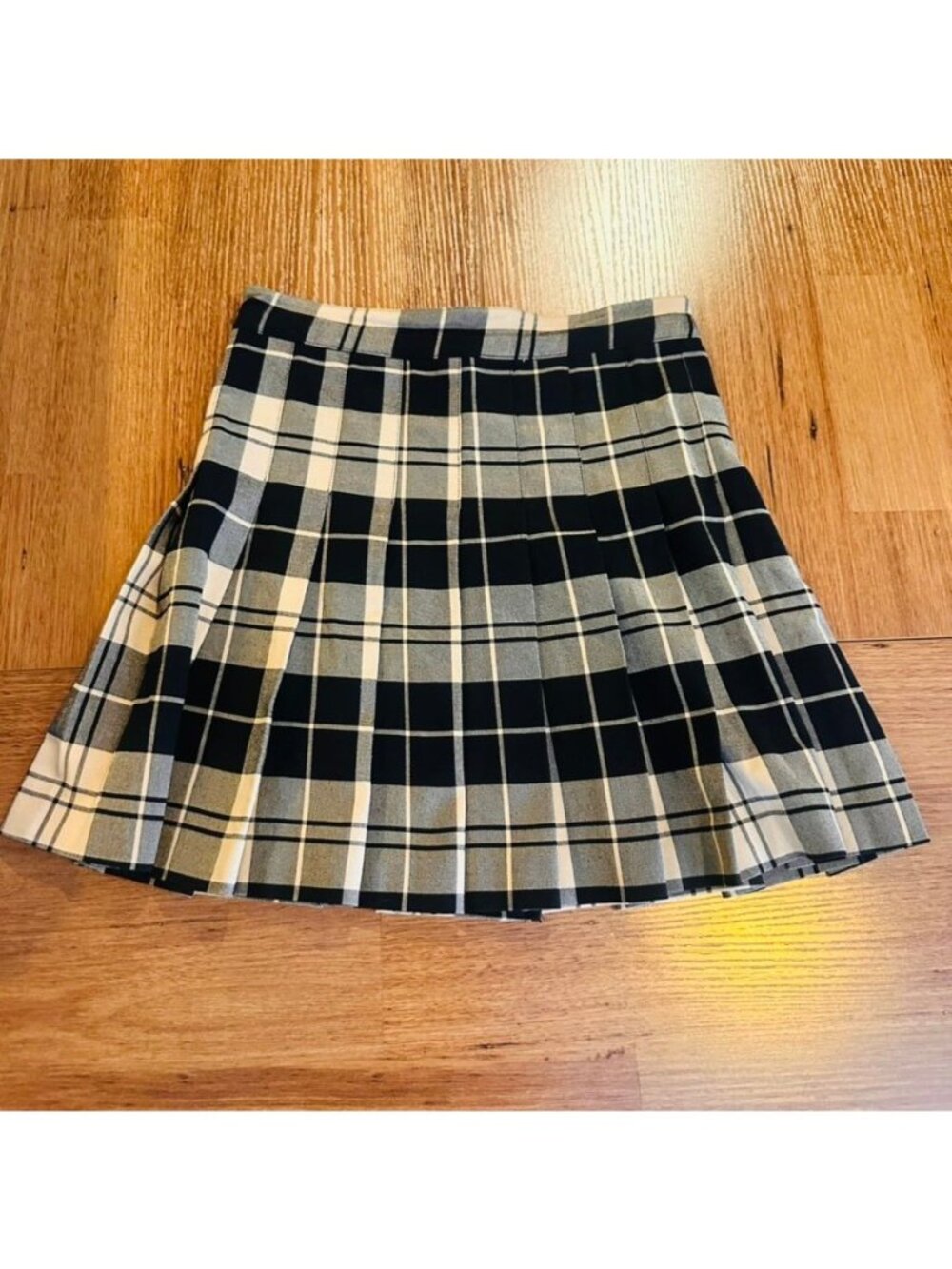 Love Tree Plaid Pleated Mini Skirt Size S Twee Academia Preppy Ivy Schoolgirl